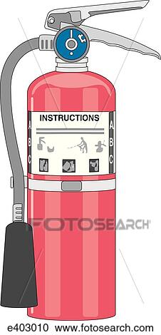 火 消火器 Halon クリップアート 切り張り イラスト 絵画 集 E Fotosearch
