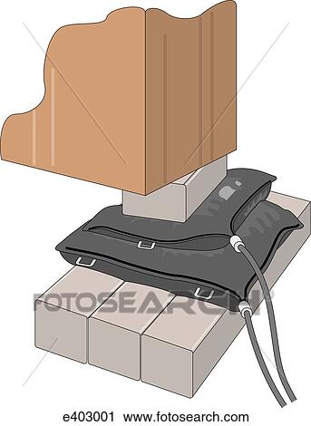 Clip Art - Airbags, in use. Fotosearch