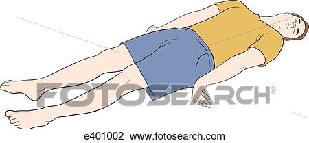 Drawing - Brain injury responses, decebrate. Fotosearch