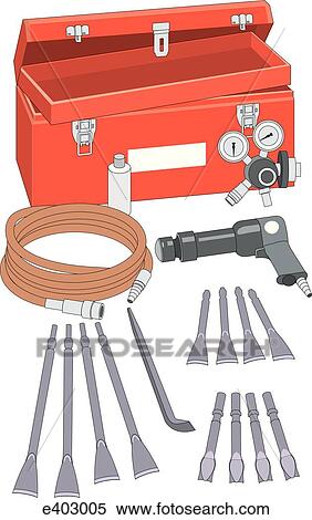 Stock Illustration - Cold chisels. Fotosearch