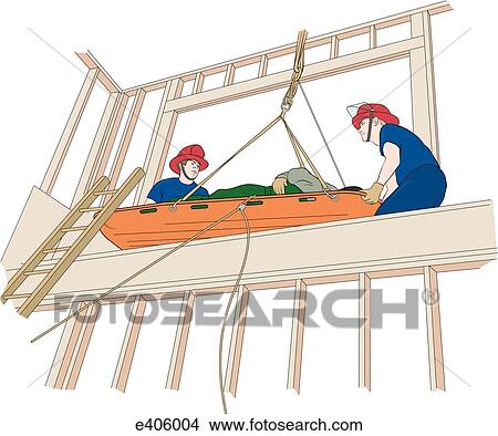 Construction site rescue View Large Illustration Stock Illustration - Construction site rescue. Fotosearch