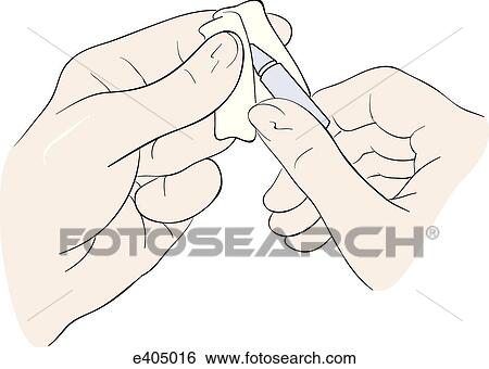 Drawing up a drug from an ampule, step 2 View Large Illustration Stock Illustration - Drawing up a drug from an ampule, step 2. Fotosearch