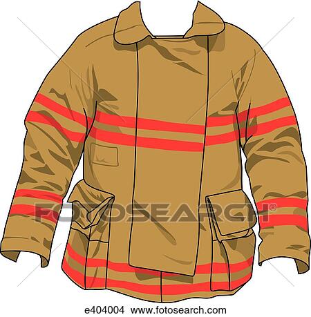 Dress a male firefighter, coat View Large Illustration Stock Illustration - Dress a male firefighter, coat. Fotosearch