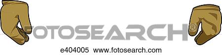 Stock Illustration - Dress a male firefighter, gloves. Fotosearch