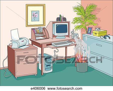 Dry chemical extinquishing, before View Large Illustration Stock Illustration - Dry chemical extinquishing, before. Fotosearch
