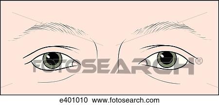 Examination of the pupils, dilated View Large Illustration Clipart - Examination of the pupils, dilated. Fotosearch