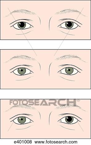 Stock Illustration - Examination of the pupils. Fotosearch