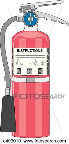 Fire extinguisher, halon View Large Illustration Clipart - Fire extinguisher, halon. Fotosearch