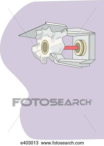 Fire sprinkler head 2 View Large Illustration Drawing - Fire sprinkler head 2. Fotosearch