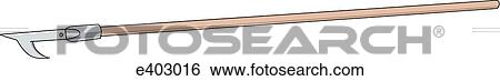 Pike pole View Large Illustration Stock Illustration - Pike pole. Fotosearch