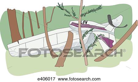 Small plane crash View Large Illustration Stock Illustration - Small plane crash. Fotosearch