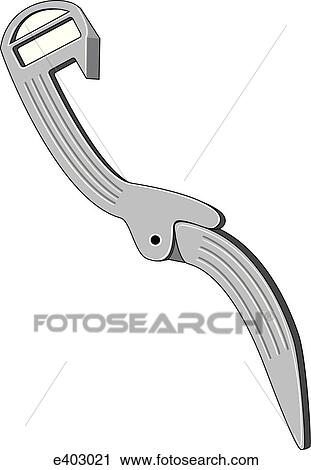 Spanner wrench, open View Large Illustration Clip Art - Spanner wrench, open. Fotosearch