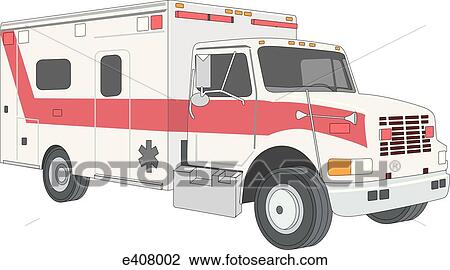 Type I ambulance View Large Illustration Drawing - Type I ambulance. Fotosearch