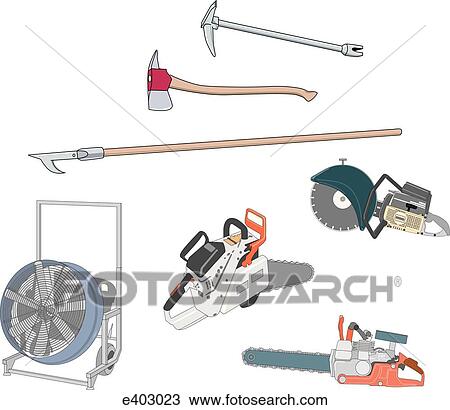 Ventilation tools View Large Illustration Drawing - Ventilation tools. Fotosearch