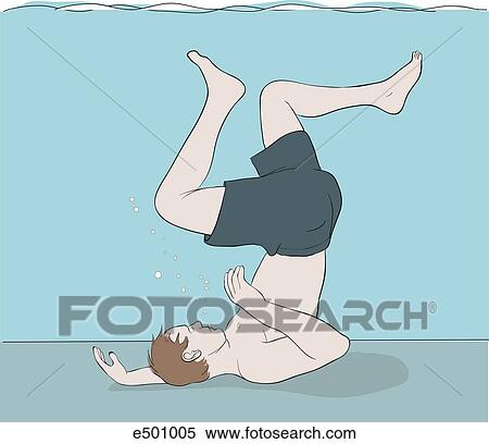 Diver lies on the floor of a pool with a spinal cord injury after diving accident. View Large Illustration Stock Illustration - Diver lies on the floor of a pool with a spinal cord injury after diving accident.. Fotosearch