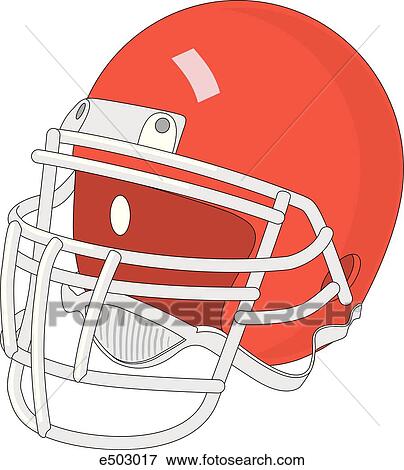 Football helmet. View Large Illustration Stock Illustration - Football helmet.. Fotosearch