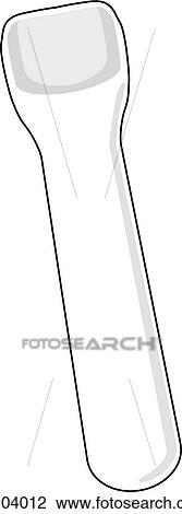 Drawing - Device for accurate measure of liquid medication: dosage spoon.. Fotosearch