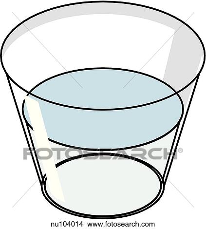 Stock Illustration - Device for accurate measure of liquid medication: medicine cup.. Fotosearch