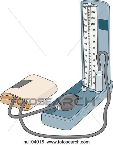 Free standing pressure manometer of the gravity mercury type which uses the height of a mercury column in glass tube to indicate cuff pressure. View Large Illustration Stock Illustration - Free standing pressure manometer of the gravity mercury type which uses the height of a mercury column in glass tube to indicate cuff pressure.. Fotosearch