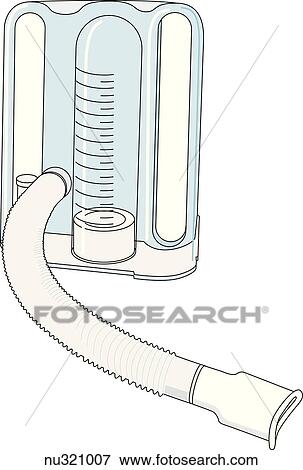 Flow-directed incentive spirometer. View Large Illustration Stock Illustration - Flow-directed incentive spirometer.. Fotosearch
