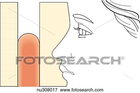 Stock Illustration - Illustration demonstrating the proper technique for reading blood pressure levels when using a manometer. Eye level must be equal with meniscus level. Improper eye level will result in false readings.. Fotosearch