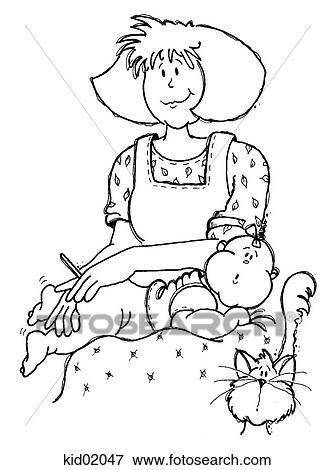 イラスト の 赤ん坊 持つこと 直腸 温度 Taken イラスト Kid047 Fotosearch