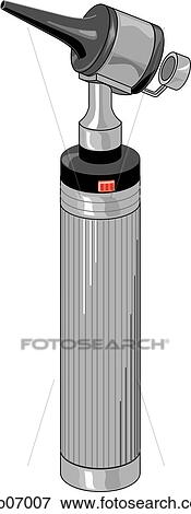 Drawing of an otoscope. View Large Illustration Stock Illustration - Drawing of an otoscope.. Fotosearch