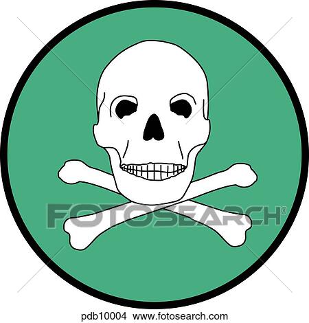 Drawing of skull and crossbones. View Large Illustration Stock Illustration - Drawing of skull and crossbones.. Fotosearch
