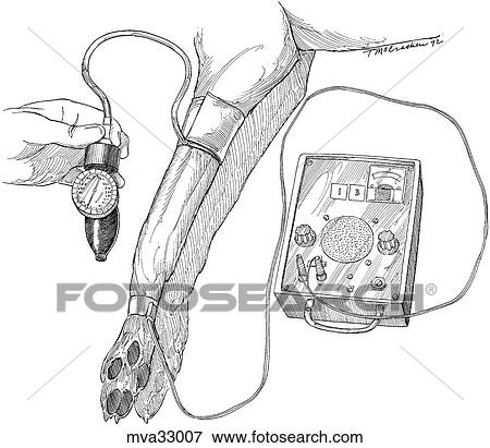 Doppler pressure measurement, canine View Large Illustration Stock Illustration - Doppler pressure measurement, canine. Fotosearch