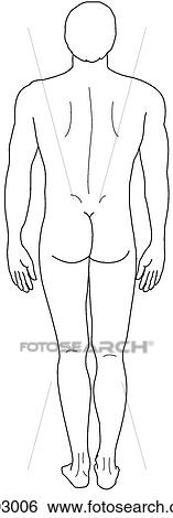 Stock Illustration - Adult male figure. Fotosearch