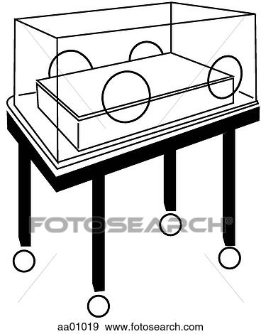 保育器 イラスト Fotosearch