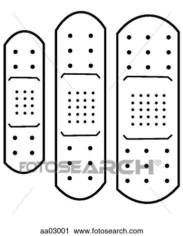 Adhesive bandage View Large Illustration Clip Art - Adhesive bandage. Fotosearch