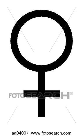 Stock Illustration - Female symbol. Fotosearch