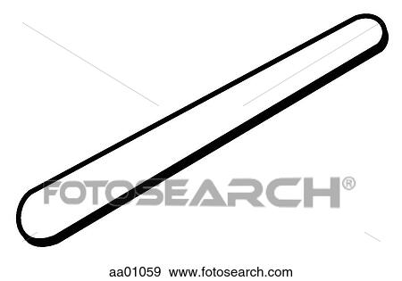 Tongue depressor View Large Illustration Stock Illustration - Tongue depressor. Fotosearch