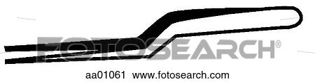 Tweezers 1 View Large Illustration Clip Art - Tweezers 1. Fotosearch
