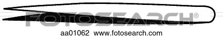Tweezers 2 View Large Illustration Drawing - Tweezers 2. Fotosearch