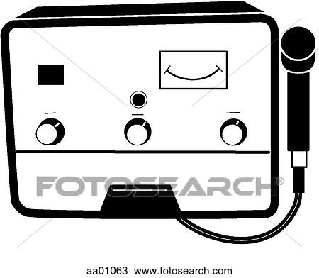 Drawing - Ultrasound machine. Fotosearch