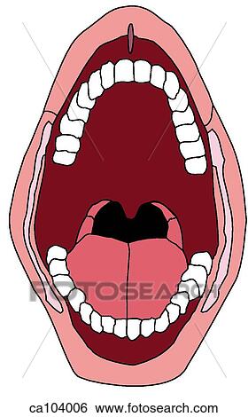 Mouth, open View Large Illustration Stock Illustration - Mouth, open. Fotosearch