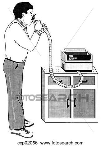 Stock Illustration - Pulmonary function testing, forced spirometry--pt1. Fotosearch