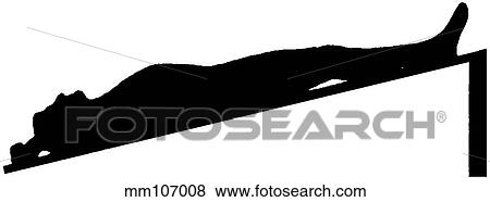 Stock Illustration - Headache, incline board therapy. Fotosearch