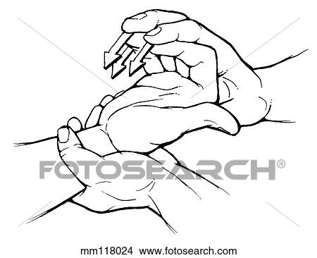 Stock Illustration - Interphalangeal joint extension. Fotosearch