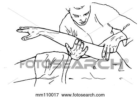 Stock Illustration - Shoulder flexion. Fotosearch