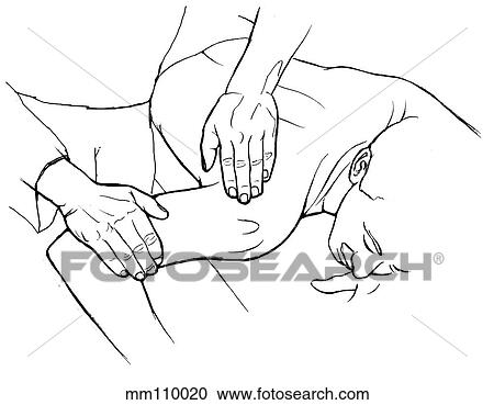 Shoulder horizontal abduction View Large Illustration Clipart - Shoulder horizontal abduction. Fotosearch