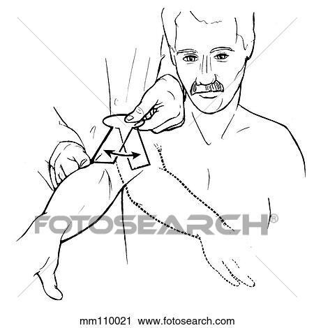 Clip Art - Shoulder horizontal adduction. Fotosearch