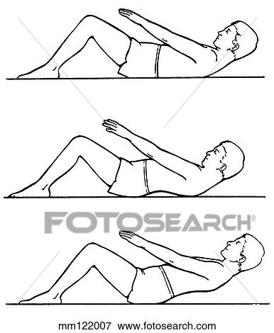 Sit-up View Large Illustration Stock Illustration - Sit-up. Fotosearch