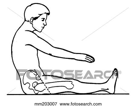 Back flexion, limited View Large Illustration Stock Illustration - Back flexion, limited. Fotosearch