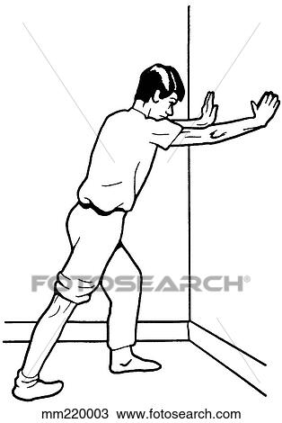 Heel stretch drawing
