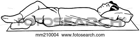 Exercise, knee drop View Large Illustration Stock Illustration - Exercise, knee drop. Fotosearch