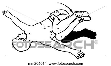 Exercise, rotation View Large Illustration Stock Illustration - Exercise, rotation. Fotosearch