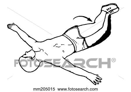Exercise, rotation View Large Illustration Stock Illustration - Exercise, rotation. Fotosearch